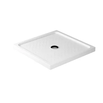 H6 piatto doccia 80x80 bianco lucido in ceramica codice prod: 1060 product photo Default L2