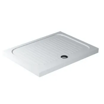 Piatto doccia ceramica 100 x 75 bianco serie H6 Flat codice prod: 1022 product photo Default L2