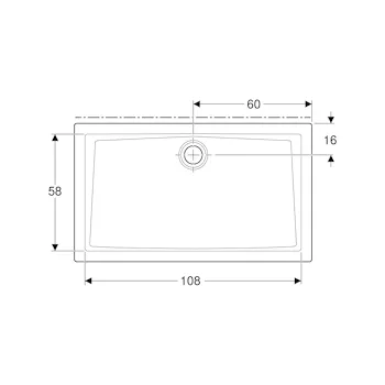 60 piatto doccia ceramica rettangolare 120x70 bianco h 6 codice prod: 550.056.00.1 product photo Foto1 L2