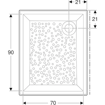 Bastia piatto doccia 100x80 bianco lucido in ceramica codice prod: 00728200000001 product photo Foto2 L2
