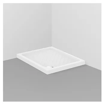 Gemma2 piatto doccia ceramica 100x80 piletta d.90 bianco europeo codice prod: J526801 product photo Default L2