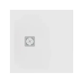 Ultra Flat S+ piatto doccia ceramica quadrato 100x100 bianco h 3 codice prod: T5608FR product photo Foto1 L2