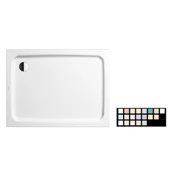 Duschplan piatto doccia 100x75 bianco lucido in acciaio smaltato codice prod: 431635003001 product photo Default L2