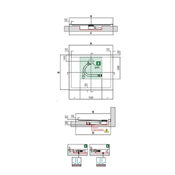 New olimpic piatto doccia acrilico 100x80 h4,5 bianco codice prod: OLN100804-30 product photo Foto2 L2