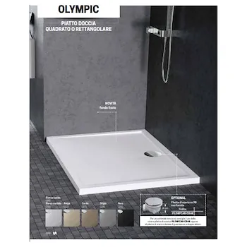 New olimpic piatto doccia acrilico 120x80 h4,5 bianco codice prod: OLN120804-30 product photo Default L2