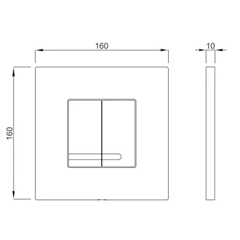 Placca Arte duo bianco codice prod: 4060415601 product photo Foto1 L2