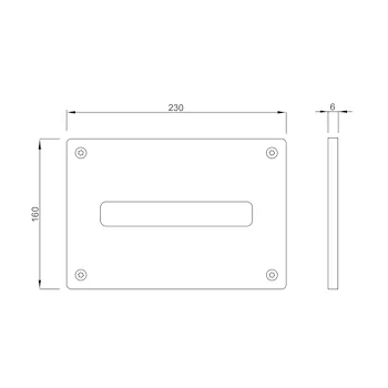 Placca Nea mono steel VB codice prod: 4060419655 product photo Foto1 L2