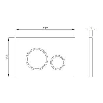 Placca Vela cromo lucido codice prod: P47-0120-0253 product photo Foto1 L2