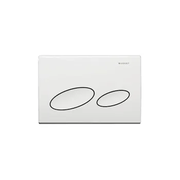 Placca Kappa 20 A 2 tasti bianco lucido codice prod: 115.228.11.1 product photo Default L2