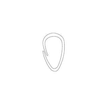 Gancio per tende in polipropilene bianco codice prod: R01500 product photo Default L2
