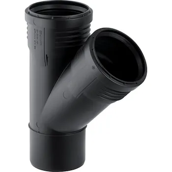 Silent-pp gtea  braga 45&deg;             90 silenziato polipropilene innesto codice prod: 390.434.14.1 product photo Default L2