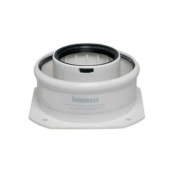 Kit tronchetto flangiato coassiale diametro 60/100 codice prod: 3.012086 product photo Default L2