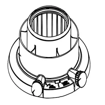 Adattatore vaillant per tubo coassiale 80/125 codice prod: 0020147469 product photo Default L2