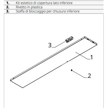 Kit estetico di copertura lato inferiore per modello Mini 9hp codice prod: GB1105II product photo Default L2