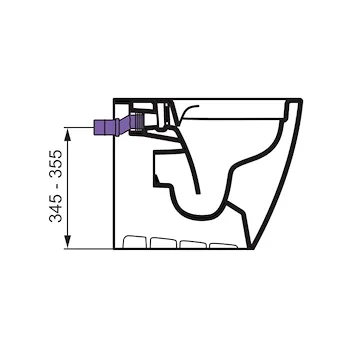 Raccordo eccentrico entrata acqua 14/160 mm codice prod: T538867 product photo Default L2