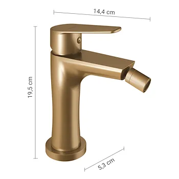 Como miscelatore bidet oro opaco codice prod: 0000MXCO0388000 product photo Foto1 L2