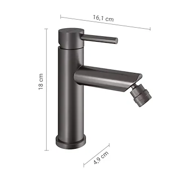 Garda miscelatore bidet grigio lucido codice prod: 0000MXGA0381000 product photo Foto1 L2
