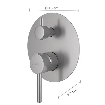 Garda miscelatore doccia a incasso grigio codice prod: 0000MXGA0538000 product photo Foto1 L2