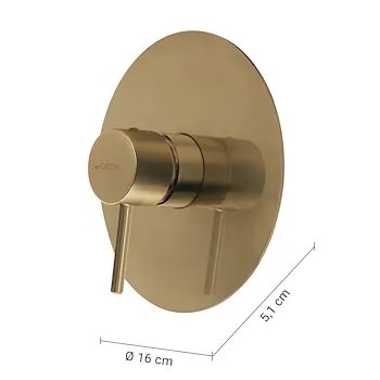 Garda miscelatore doccia a incasso oro opaco codice prod: 0000MXGA0488000 product photo Foto1 L2