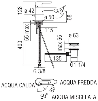 Miscelatore bidet One cromo codice prod: DSV14555 product photo Foto1 L2