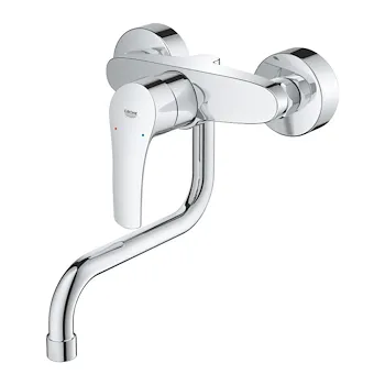 EUROSMART NEW 31391 miscelatore lavello a parete cromato codice prod: 31391003 product photo Default L2