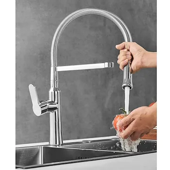 Miscelatore monocomando per lavello con canna flessibile orientabile con doccetta codice prod: EM10800000 product photo Foto1 L2