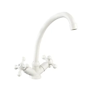 Rubinetto monoforo per lavello con doppia maniglia codice prod: EST000000B product photo Default L2