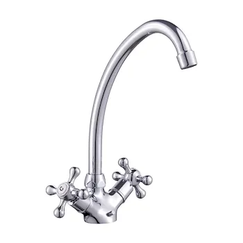 Rubinetto monoforo per lavello con doppia maniglia codice prod: EST00000CH product photo Default L2