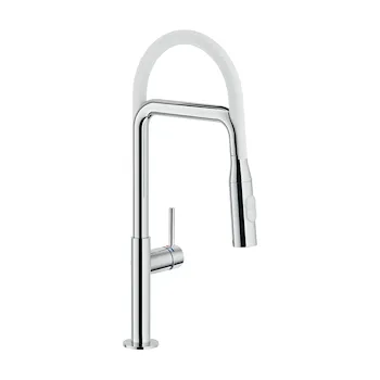 Acquerelli rubinetto cucina con doccia estraibile con bocca girevole codice prod: AQ93300CR product photo Default L2