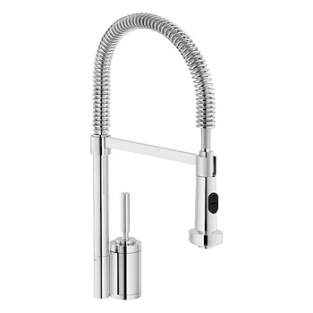 Billy rubinetto cucina con doccia estraibile con bocca girevole codice prod: OZ45300/3CR product photo Default L2