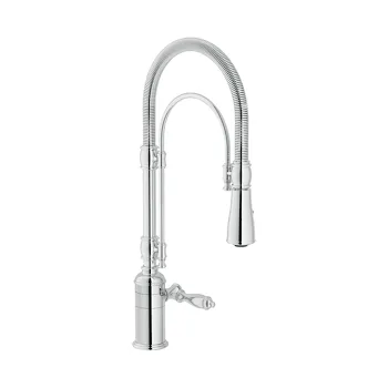Charlie rubinetto cucina con doccia estraibile con bocca girevole codice prod: CH75300CR product photo Default L2