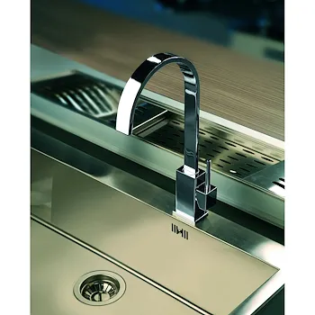 Level rubinetto cucina tradizionale con bocca girevole codice prod: LEA880CR product photo Foto2 L2