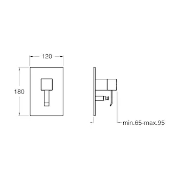Quadri lisqm68951 rubinetto doccia incasso cromato codice prod: LISQM68951 product photo Foto1 L2