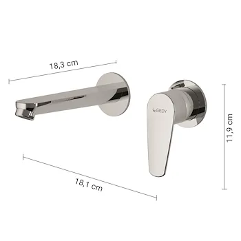 Como miscelatore a parete lavabo cromato codice prod: 0000MXCO0713000 product photo Foto1 L2