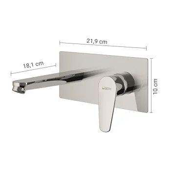 Como miscelatore a parete lavabo cromato codice prod: 0000MXCO0713000 product photo Foto3 L2