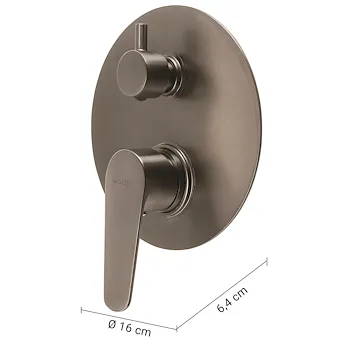 Como miscelatore doccia incasso con deviatore grigio lucido codice prod: 0000MXCO0581000 product photo Foto1 L2
