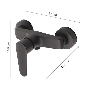 Como miscelatore doccia incasso nero opaco codice prod: 0000MXCO0614000 product photo Foto1 L2
