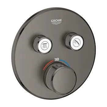 Grohtherm Smartcontrol miscelatore termostatico doccia parte esterna a 2 vie grigio antracite codice prod: 29119AL0 product photo Default L2