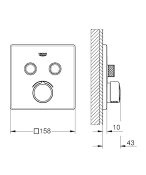 Smartcontrol rubinetto doccia termostatico codice prod: 29148000 product photo Foto1 L2