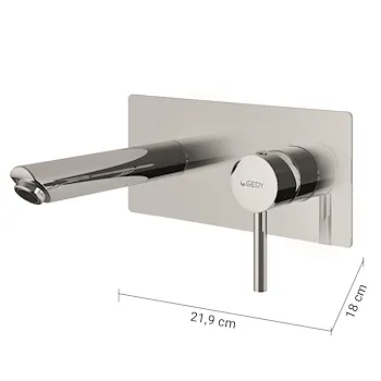 Garda miscelatore lavabo a parete cromato codice prod: 0000MXGA0713000 product photo Foto3 L2