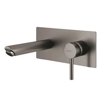Garda miscelatore lavabo a parete grigio lucido codice prod: 0000MXGA0781000 product photo Foto2 L2