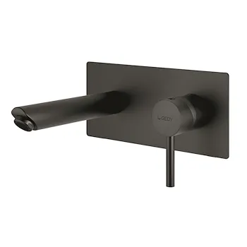 Garda miscelatore lavabo a parete nero opaco codice prod: 0000MXGA0714000 product photo Foto2 L2