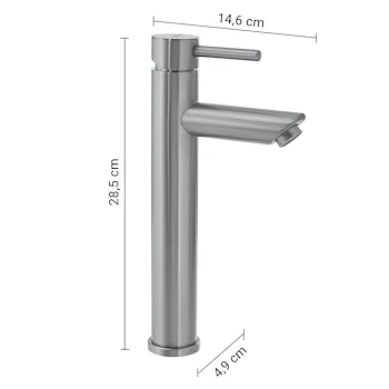 Garda miscelatore lavabo alto grigio codice prod: 0000MXGA0238000 product photo Foto1 L2