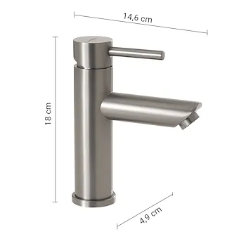 Garda miscelatore lavabo basso grigio codice prod: 0000MXGA0138000 product photo Foto1 L2