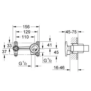 Allure corpo incasso rubinetto lavabo codice prod: 33769000 product photo Foto1 L2