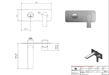 WHYNOT EWN206 P/E miscelatore lavabo cromato parte esterna scarico click-clack codice prod: EWN206CC product photo Foto1 L2