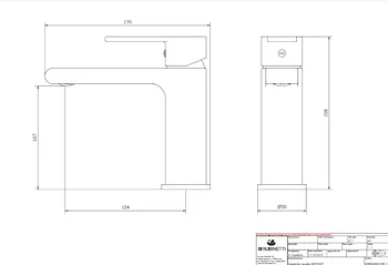 WHYNOT WN200  miscelatore lavabo monoforo nero opaco scarico click-clack codice prod: WN200NP product photo Foto1 L2