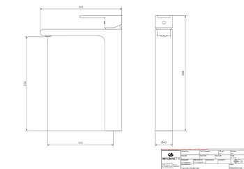 WHYNOT WN202 miscelatore lavabo alto monoforo cromato scarico click-clack codice prod: WN202CC product photo Foto1 L2