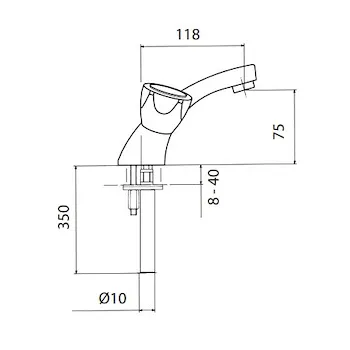 Alfa Beta rubinetto lavabo 2 maniglie codice prod: 44610000B001 product photo Foto1 L2