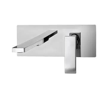 Level miscelatore incasso lavabo a parete satinato codice prod: LES104ST product photo Default L2